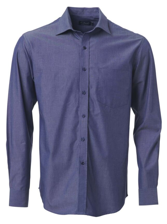 K238 Mens Avery L/S Lounge Shirt – Indigo/Slate