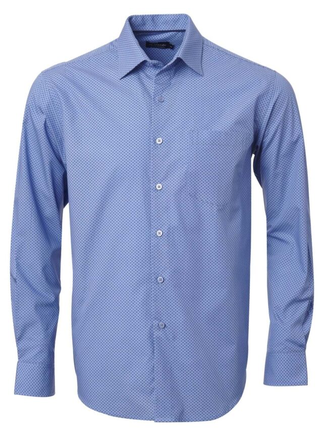 Mens Selby CP3 L/S Shirt – Blue