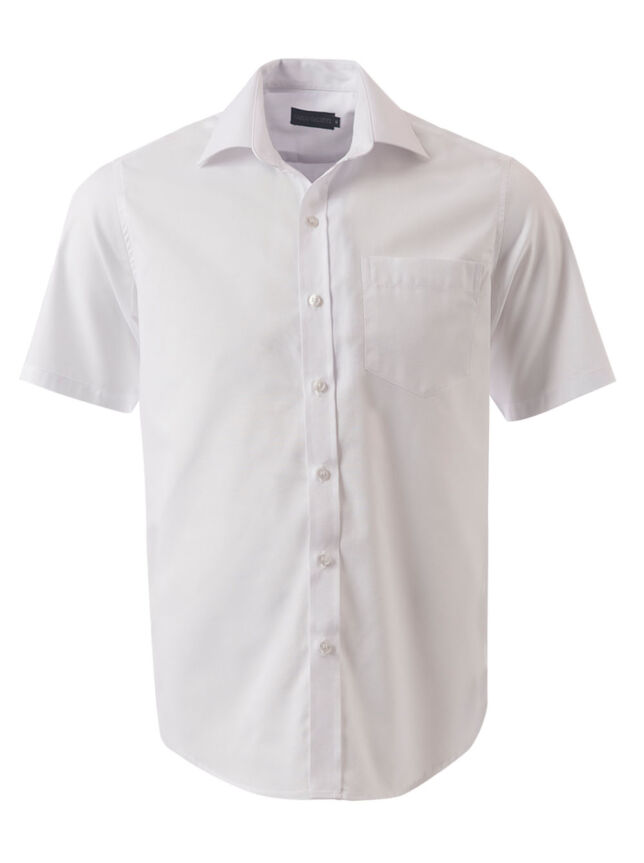 Mens Lucca K237 S/S Shirt – White