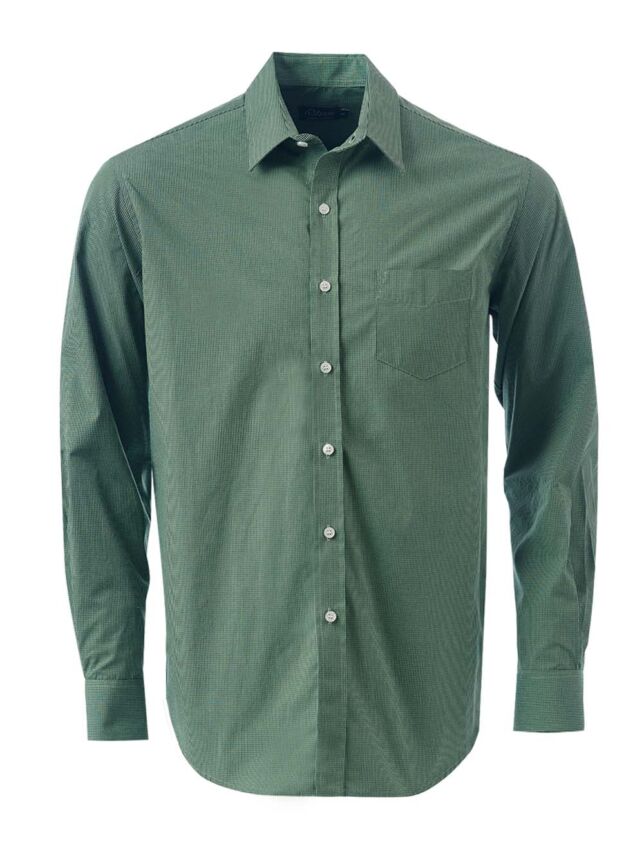 Mens Sloane Minimal Check Shirt K262 L/S Shirt – Berry/Blue/Sage