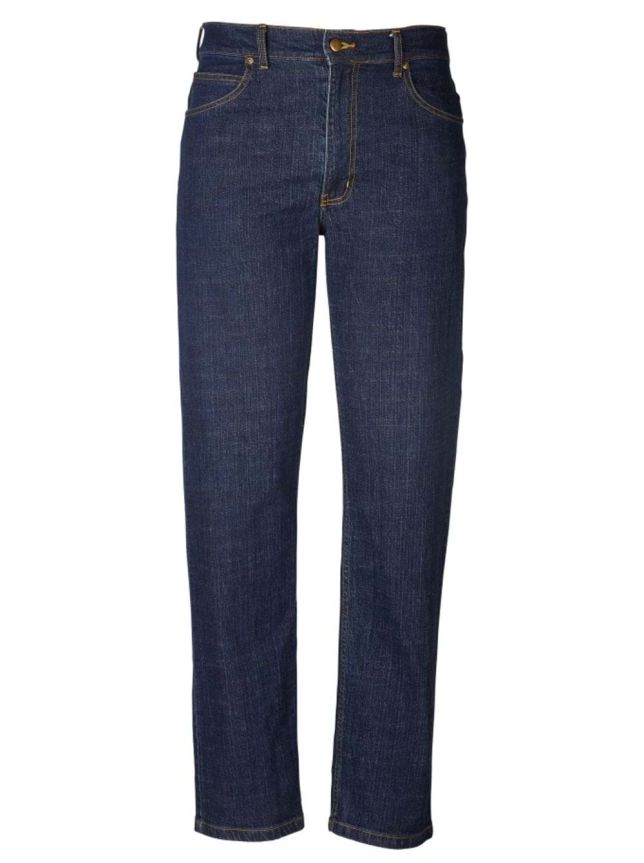 Mens Stretch Denim Jeans – Black/Indigo