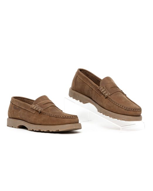 Grasshoppers Tony Dark Brown slip on pair